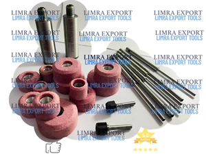 new sioux Valve Seat Grinding Wheels Sioux 12 Pcs stones With 6 Pcs Pilots holde - Picture 1 of 12