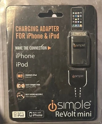 Adaptador de carga iSimple ReVolt MINI 5 voltios para modelo seleccionado de iPod y iPhone Foto 1 de 2