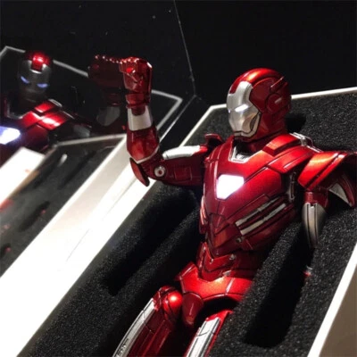 Figura de acción Comicave CS Iron Man MK33 escala 1/12 6 pulgadas LED juguetes regalo Foto 1 de 4