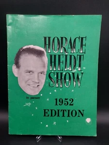 Horace Heidt Show Program Booklet 1952 Radio Music Era - Imagen 1 de 5