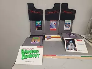 Vintage Nintendo Lot 5, Birthday Blowout,Anticipation,Jeopardy,PinBall,Disney! - Picture 1 of 9