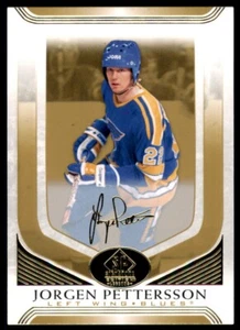 2020-21 SP Signature Edition Legends lámina dorada #253 Jorgen Pettersson St. Louis - Imagen 1 de 2