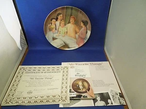 Vintage Sound of Music My Favorite Things Collectible Plate T. Crnkovich 844A - Picture 1 of 11