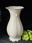 Vintage “Classic Rose” Rosenthal Group Germany 6" Ivory Vase with Gold Trims