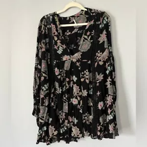 Free People Just The Two Of Us Floral Tunic L - Picture 1 of 7
