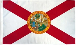"FLORIDA" flag 2x3 ft polyester banner sign FL state - Picture 1 of 7