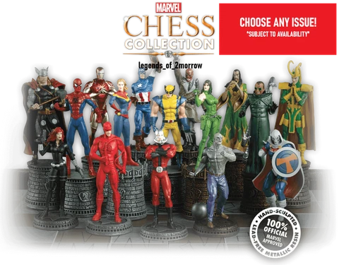 EAGLEMOSS MARVEL CHESS COLLECTION - MODELS & MAGAZINES & SPECIALS - NEW Cover