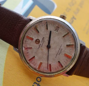 Rare Vintage Men FAVRE LEUBA Manual Winding Wrist Watch Chronometer 36000 Swiss - Picture 1 of 5