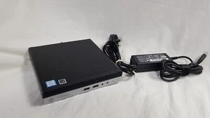 HP prodesk 400 g4 Mini PC 2.10 Ghz Intel Core i5-8500T 8GB 256GB SSD Win10 - Picture 1 of 12