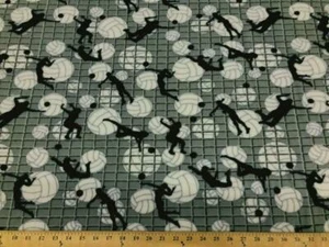 TESSUTO GRIGIO PALLAVOLO GIOCO PILE 399 BY THE/YARD - Foto 1 di 1