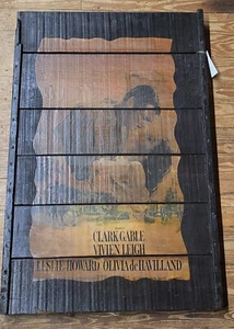 L@@k!!! Original Rosinenrak Holzschild mit Vom Winde verweht 36" x 24" x 2" - Bild 1 von 8