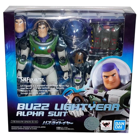 BANDAI S.H.FIGUARTS DISNEY PIXAR BUZZ LIGHTYEAR ALPHA SUIT FIGURE ~NEW~ IN STOCK Cover