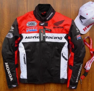 Red Cycling Honda HRC Men's Breathable Motorcycle Jacket Winter/Summer S-6XL* - Picture 1 of 21