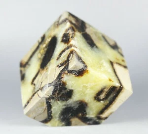 Polished DRAGON SEPTARIAN CUBE Polished Crystal Standup Display Reiki Stone 325g - Picture 1 of 12