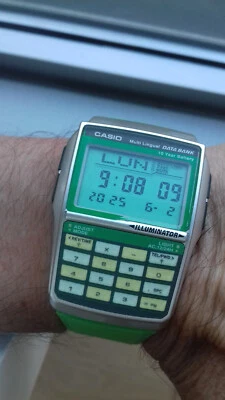 Casio DBC-32C-3BEF DATA BANK MODULE 2888 VINTAGE COLLECTION NOS WATCH UHR FOND.3 - Immagine 1 di 4