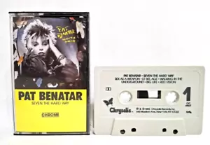 Vintage 1985 Pat Benatar seven the hard way cassette Tape Classic Rock’n Roll - Foto 1 di 11