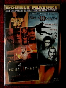 Ninja Death II 2 (1987) / Ninja Death II 3 (1987) DVD 2005 Kung Fu Dbl Feat NEW - Imagen 1 de 2