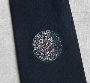 Vintage Tie MENS BRITISH ASSOCIATION OF BARBERSHOP SINGERS - Picture 1 of 4