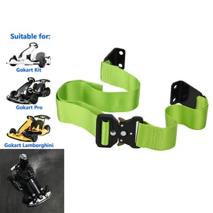 for Segway Ninebot Gokart Seat Safety Belt Kit/PRO/Lamborghini Strap -Green - Picture 1 of 5