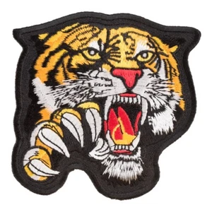 Krallengelber Tigeraufnäher, Tiger & Tieraufnäher - Bild 1 von 3