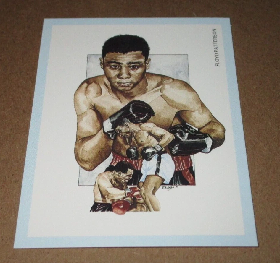 1991 Victoria Gallery Boxing Champion Heavyweights Blue Back #10 FLOYD PATTERSON - Image 1 of 1