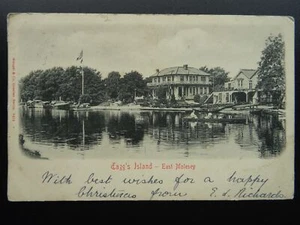 London Surrey - East Molesey TAGG'S ISLAND c1902 UB Postkarte von Stengel & Co. - Bild 1 von 2