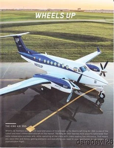 2014 "Wheels Up" Beechcraft King Air 350i Aviation Info Card - Picture 1 of 1