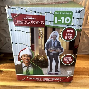 National Lampoons Christmas Vacation Clark Griswold Air-blown 6 Ft - Picture 1 of 3