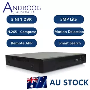 4CH Channel 5MP Lite AHD DVR Video Recorder For Security CCTV Camera AU - Picture 1 of 8