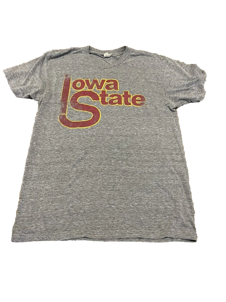 Men's Iowa Cyclones Gray Short Sleeve T Shirt Size L - Изображение 1 из 2