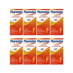 8 X Comprimidos Pharmaton 100s con Ginseng y Selenio Potenciador de Energía Rendimiento - Imagen 1 de 10