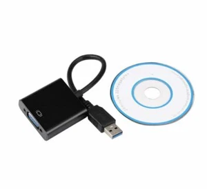 Adaptador de cable externo para pantalla de tarjeta gráfica de video USB 3.0 a VGA para Win 7/8/10 - Imagen 1 de 5