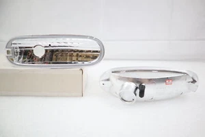 Chrome / Clear Front Bumper Lamp Turn Signal Light For VW Beetle 1999 00 01~2005 - Picture 1 of 5