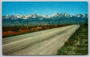 Vintage Postcard C7, The Crazy Mountains, Montana. 1955 - Picture 1 of 2