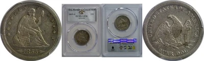 1855-S Arrows  Seated Liberty Quarter   PCGS VF-30 - Image 1 of 3