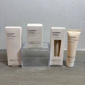Global Beauty Care Glowing Facial Cleanser, Skin Cream, Eye Cream, Facial Serum - Picture 1 of 6