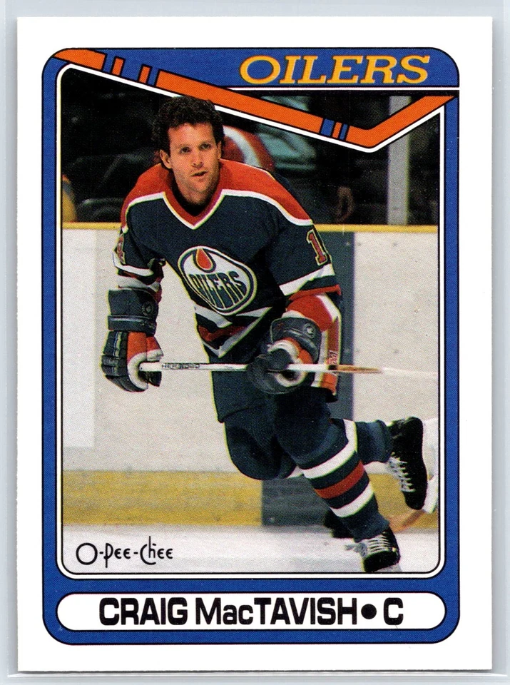 1990-91 O-Pee-Chee Craig MacTavish Edmonton Oilers #189 - Image 1 of 2