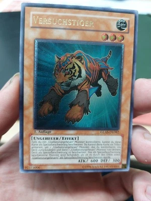 Yugioh Versuchstiger GLAS-DE082 1 Auflage Ultimate Rare - Bild 1 von 4