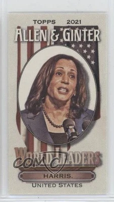 2021 Topps Allen & Ginter's Mini World Leaders Kamala Harris #MWL-5 - Image 1 of 2