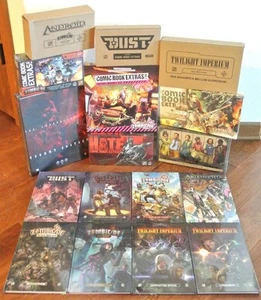 CMON Comics Vol 2 Book & Minis Zombicide ODIO Android CTHULHU Polvere PESTE NERA - Foto 1 di 8