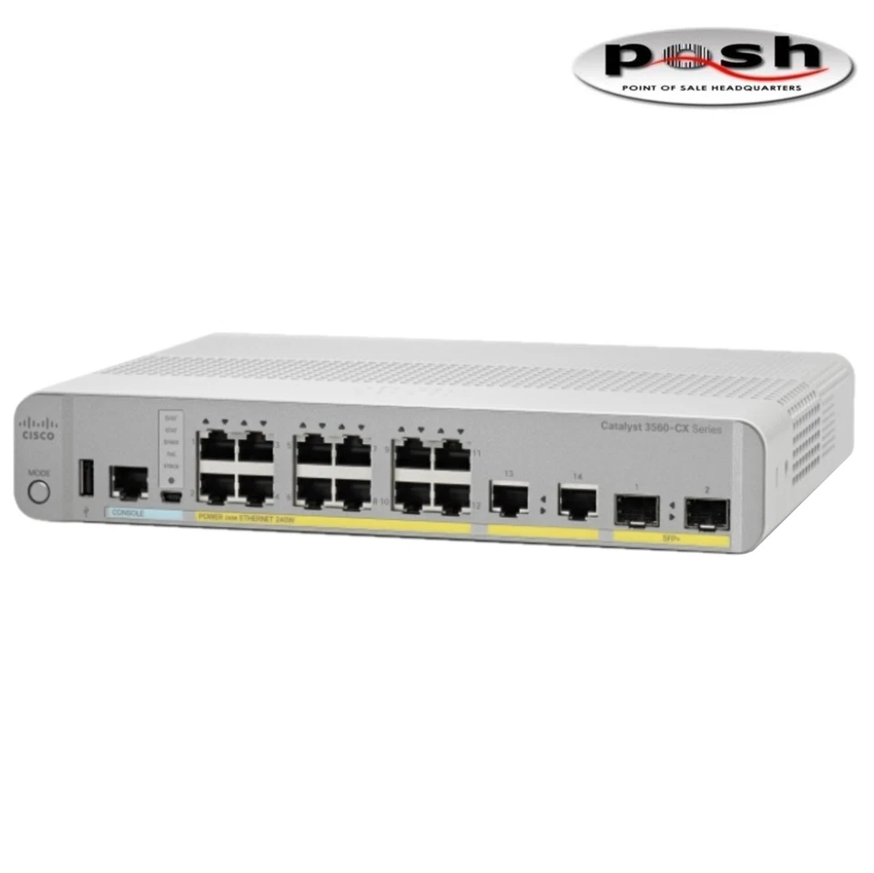 Cisco WS-C3560CX-12TC-S 12-Port Gigabit Ethernet Switch IP Base - Image 1 of 4