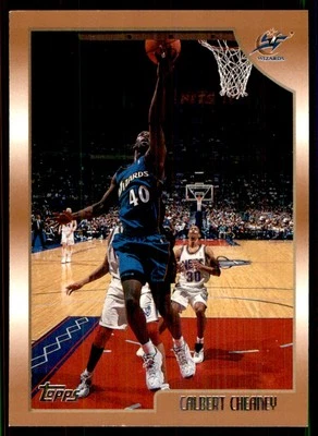 1998-99 Topps Calbert Cheaney Washington Wizards #114 - Image 1 of 2