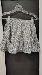 oshkosh b'gosh girls size 10 floral stretch waist midi skirt - Picture 1 of 5