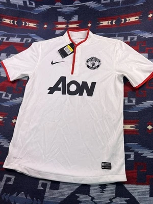 Camiseta de fútbol visitante Nike auténtica 2012/2013 Manchester United para hombre S Foto 1 de 4