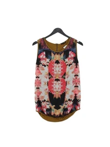 Sisley Women's Top S Green Polyester with Viscose Basic - Picture 1 of 8