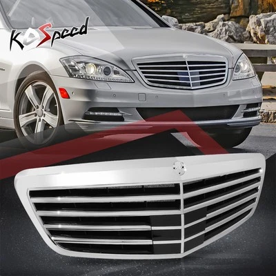 Rejilla de listones horizontales para Mercedes-Benz S350/400/450/550 S63 AMG 2010-2013 Foto 1 de 4