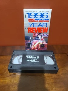 1996 PPG Indy Car World Series Year in Review Tape VHS 1997 Racing Car Espn - Imagen 1 de 4