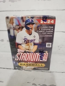 Topps 2024 Stadium Club Béisbol Caja Valor Sellada de Fábrica Blaster Paquetes de Cera - Imagen 1 de 6