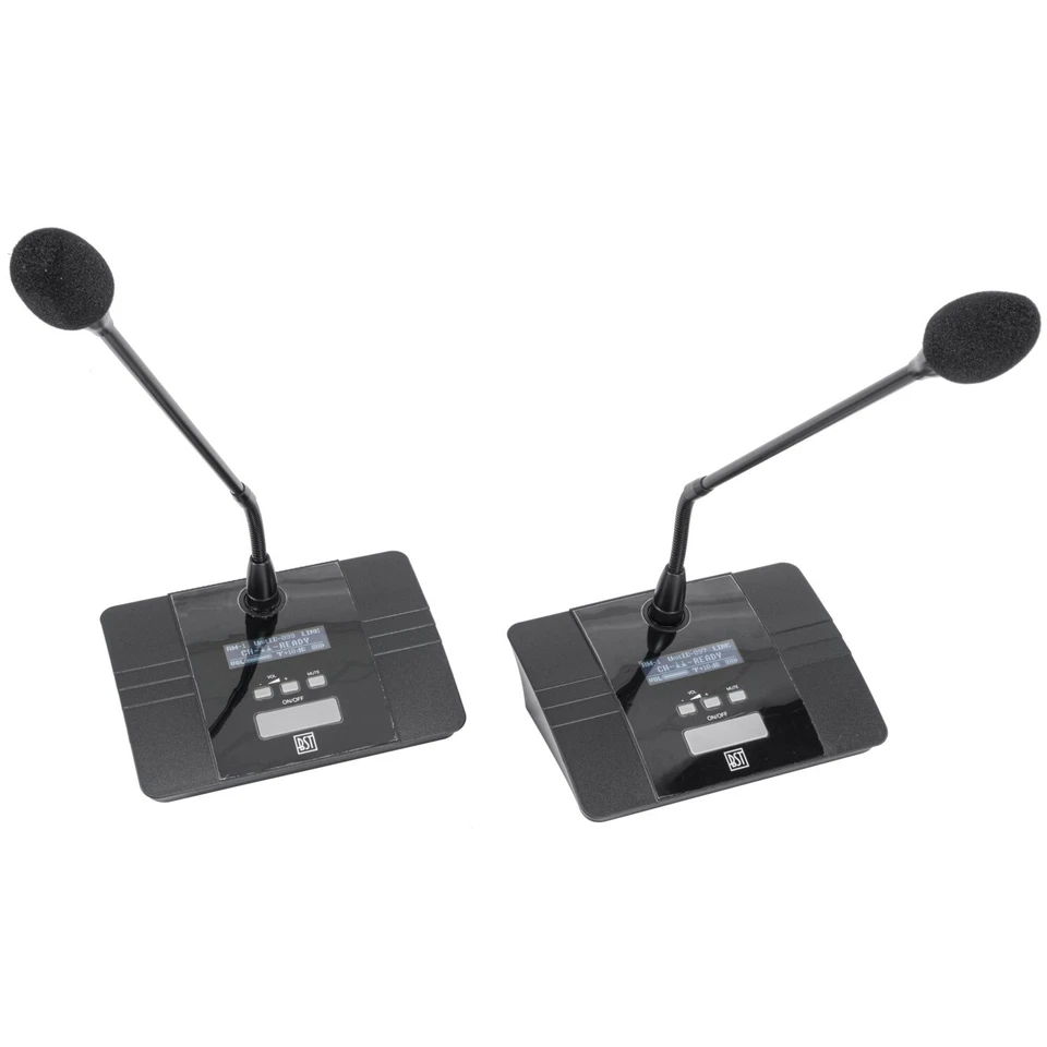 BST HTX-28D Delegierten-Mikrofon Set UHF Zentraleinheit Party Show DJ Bühne Rede - Bild 1 von 4