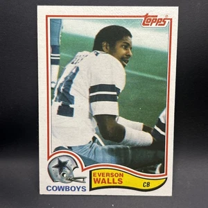 Tarjeta de novato 1982 Topps Football Everson Walls #327 - Imagen 1 de 3